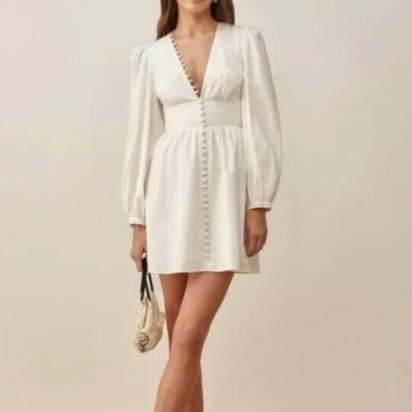 Reformation Dresses & Skirts - Reformation Catie Dress White